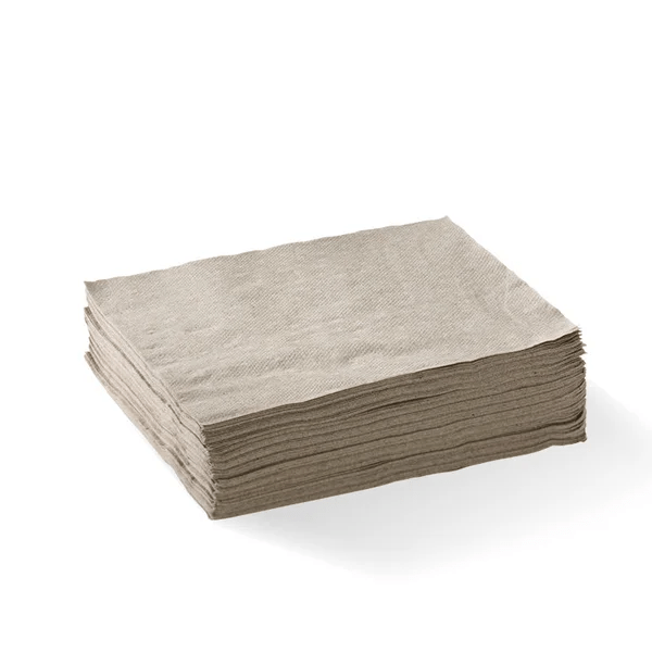 Lunch Nap Brown 1-Ply 1/4 Fold Pack