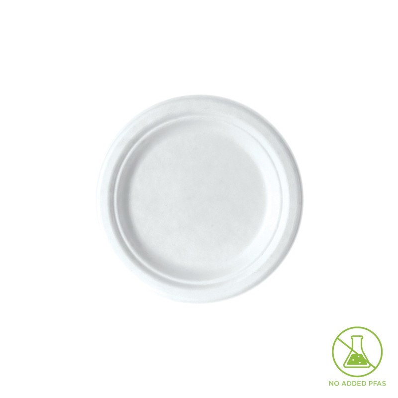 7 Inch Sugarcane Plate 50 Pack
