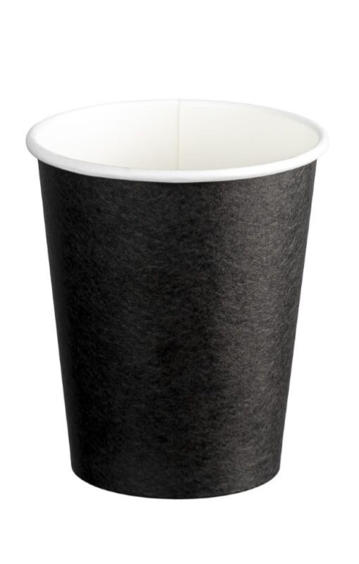 SW Paper Cups Black 8oz 80m Pack